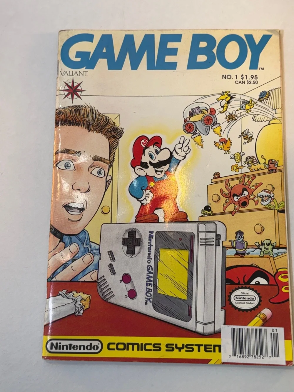 Game Boy Valiant Vol. 1 No. 1 (1990) Nintendo Comics System